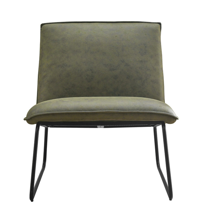 Fauteuil James – Microleder Groen