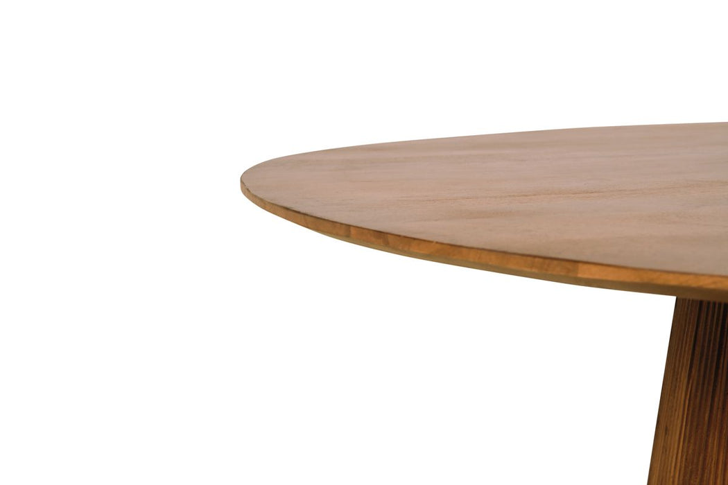 Eettafel Mokka Lichtbruin – Ø120cm | Rond
