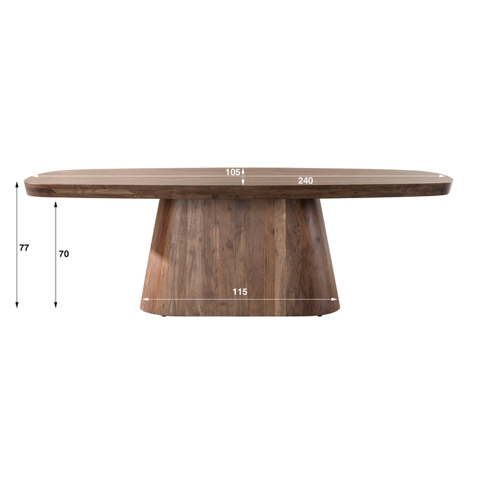 Eettafel Arcadia | Bruin
