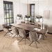 Eettafel Arcadia Ovaal | Massief acacia bruin