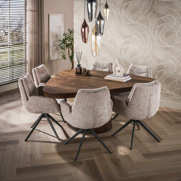 Eettafel Arcadia Triangle | Brown