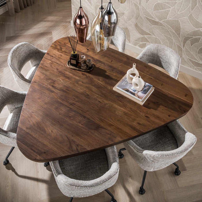 Eettafel Arcadia Triangle | Bruin