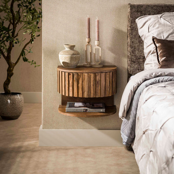 Nachtkastje Ridge Shelve | Zand