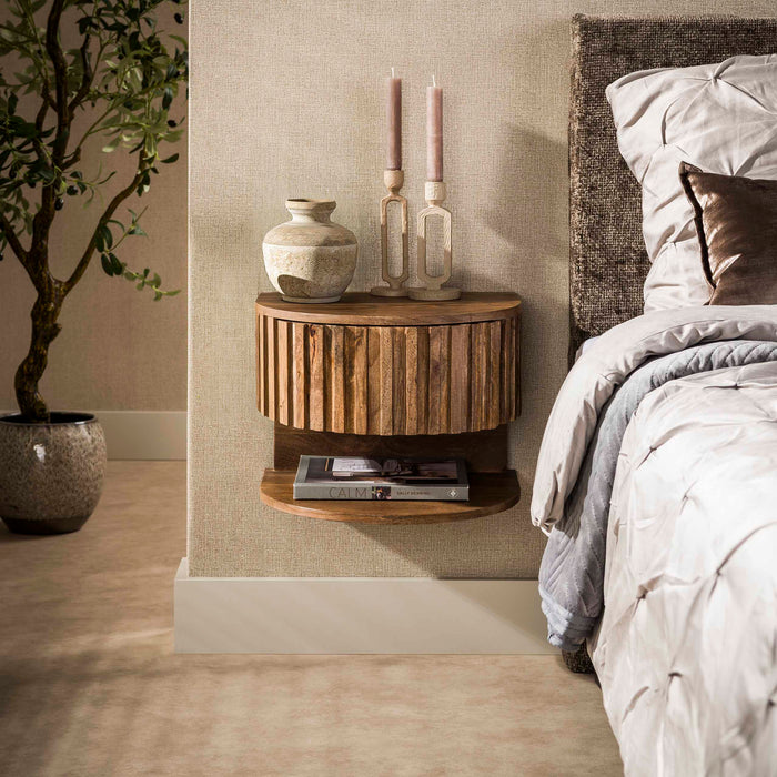 Nachtkastje Ridge Shelve | Zand