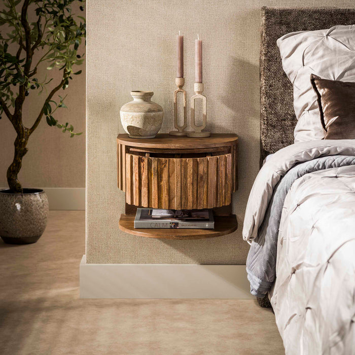 Nachtkastje Ridge Shelve | Zand