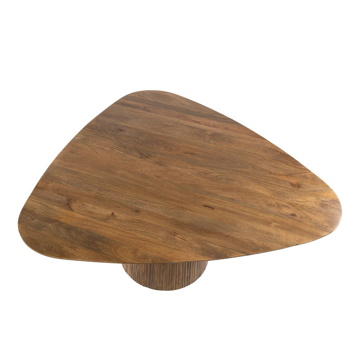Eettafel Wave Centro Lichtbruin - 150cm | Driehoekig