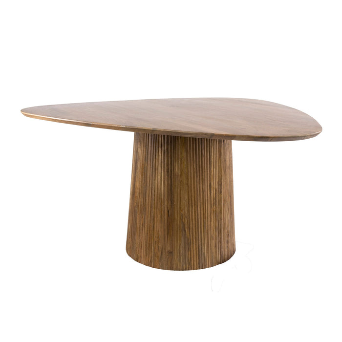Eettafel Wave Centro Lichtbruin - 150cm | Driehoekig