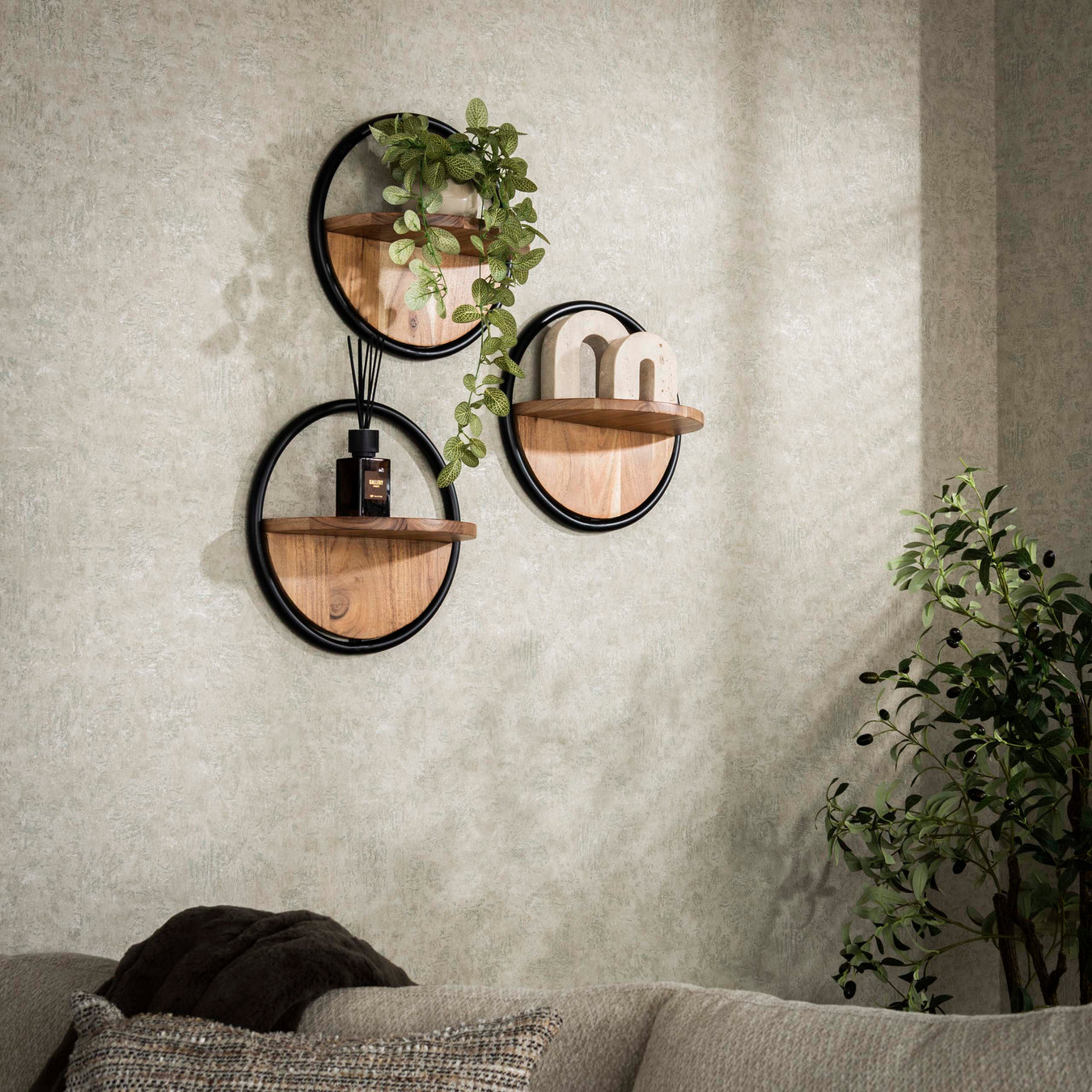 Muurdecoratie hout
