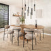 Eettafel Wave Centro Ovaal | Massief mango zand