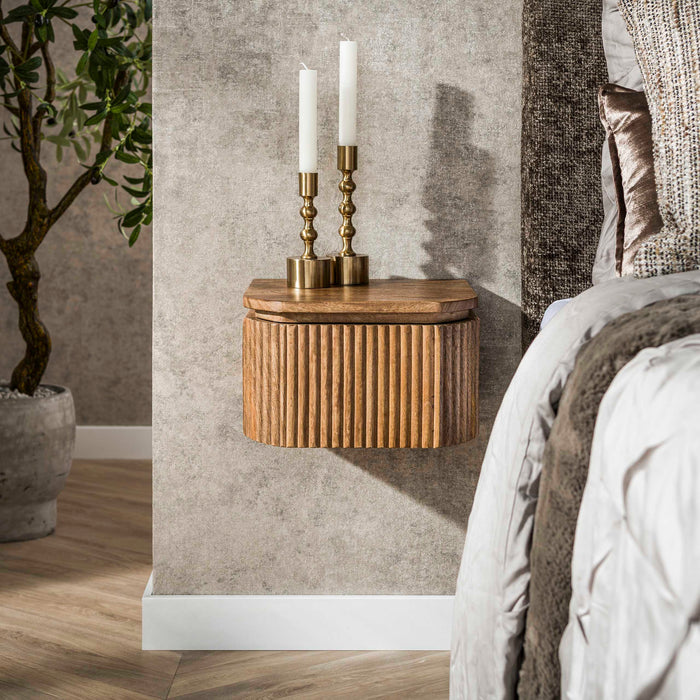 Nachtkastje Wave XS | Bruin 32cm