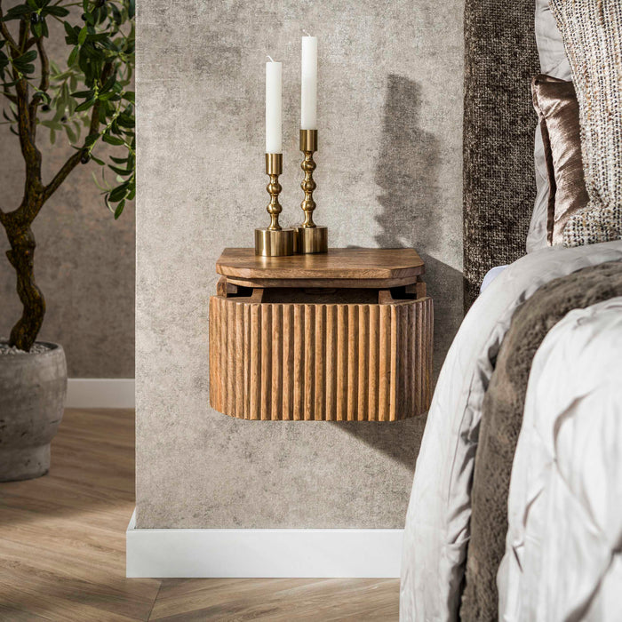 Nachtkastje Wave XS | Bruin 32cm