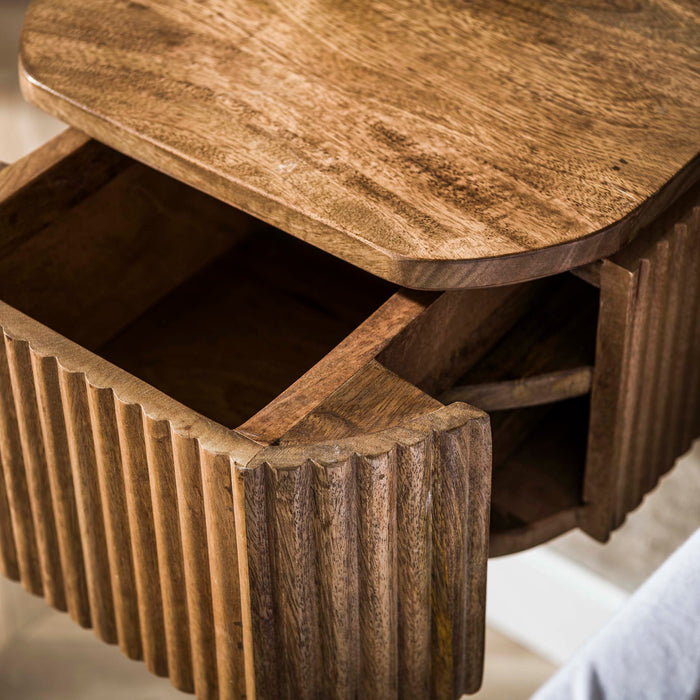 Nachtkastje Wave XS | Bruin 32cm