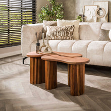 Salontafelset Fuse | acacia 65/80cm