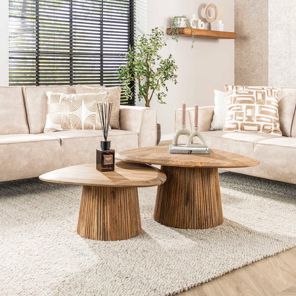 Salontafelset Wave driehoekig