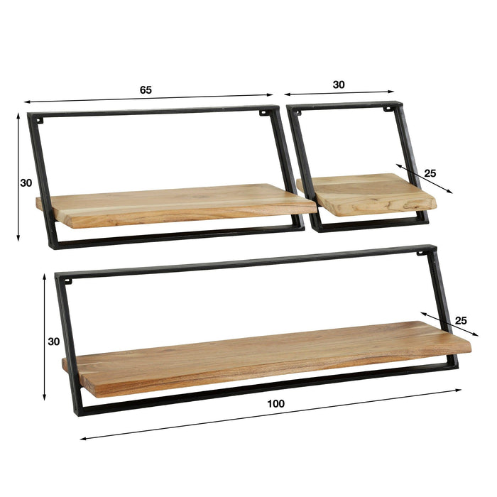 Wandschap Lean set/3 | 100cm