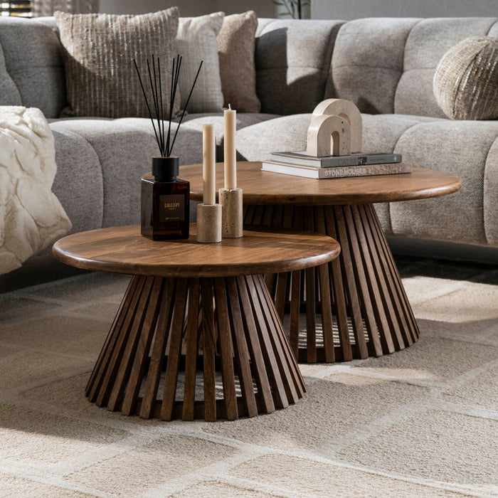 Salontafelset Tweak Cone | Bruin 80/60cm