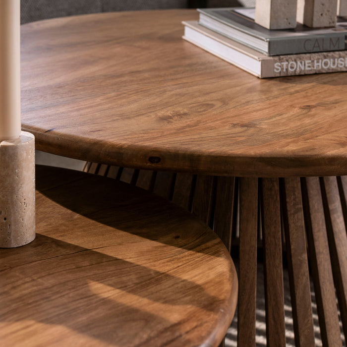 Salontafelset Tweak Cone | Bruin 80/60cm