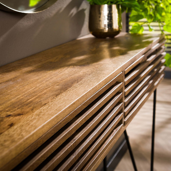 Hal-/kaptafel Tweak | Lichtbruin 120cm