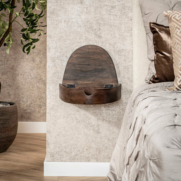 Nachtkastje Cove | Donkerbruin 34cm