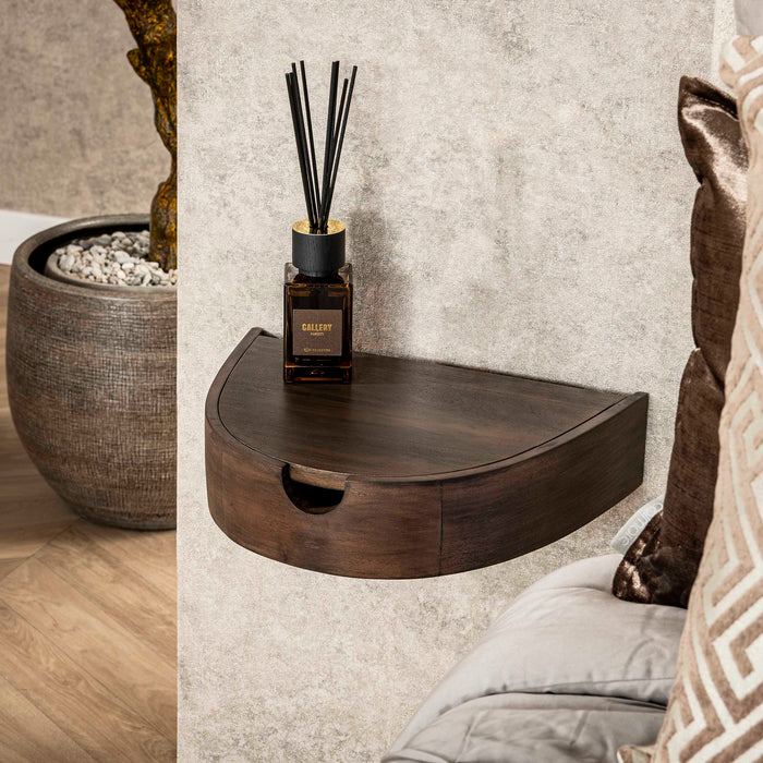 Nachtkastje Cove | Donkerbruin 34cm