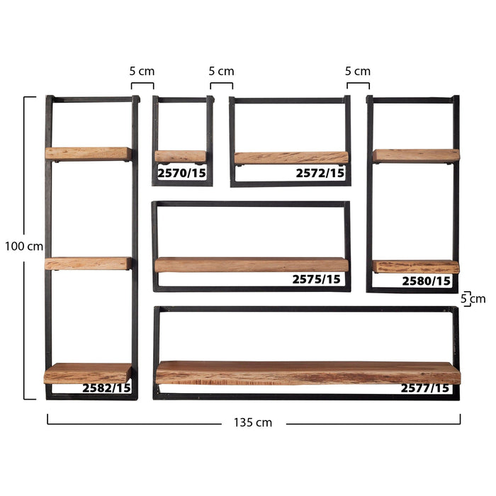 Wandplank Edge Frame | 100cm