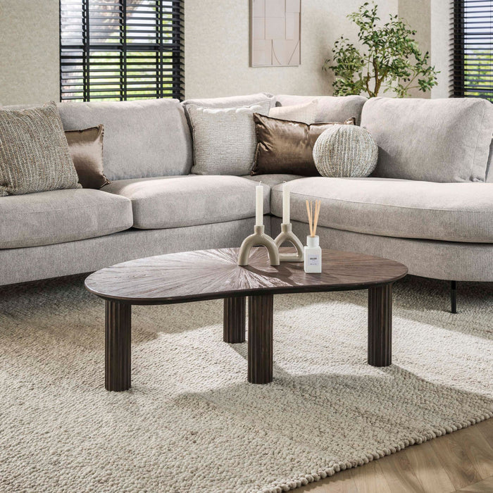 Salontafel Maya Organic | espresso 110cm