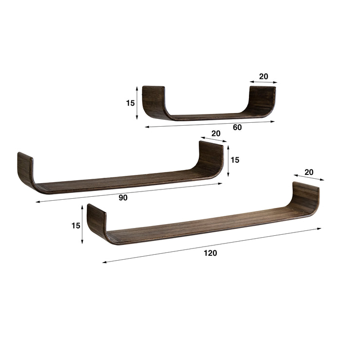 Wandplank Maya | Espresso