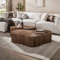Salontafelset Maya Teak XL | Espresso 105/140cm