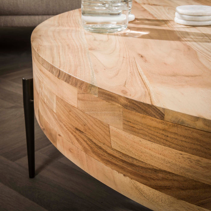 Salontafel Bulky Rond | Acacia 120cm