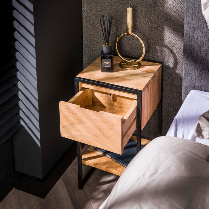 Nachtkastje Straight Wood XS | 30cm