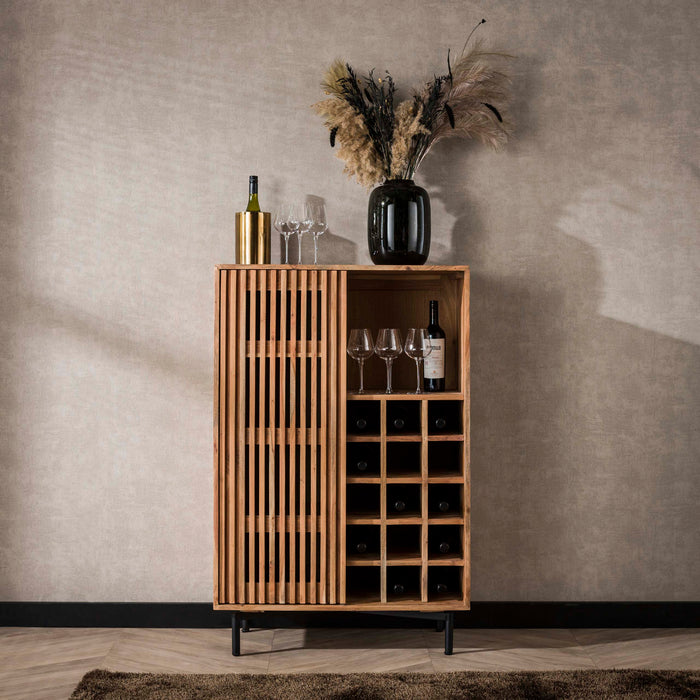 Wijnkast Slide | Naturel 80cm