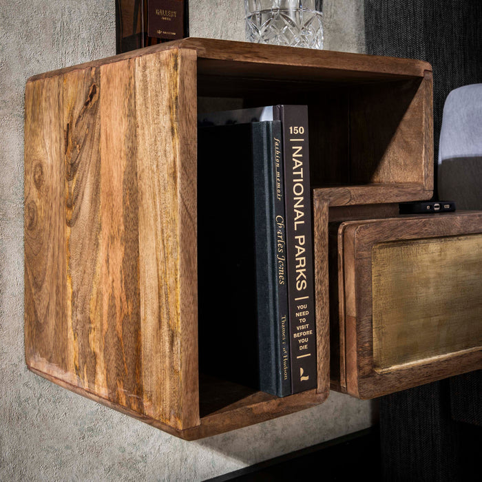 Nachtkastje Brass set/2 | 41cm