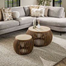 Salontafelset Nuovo Curve | Zand 75/49cm