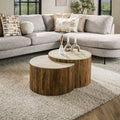 Salontafelset Nuovo half rond | Zand 60cm