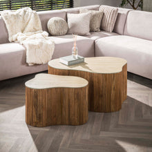 Salontafelset Nuovo Organic | Sand 90/61cm