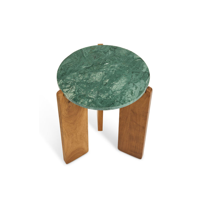 Bijzettafel Lila – Walnoot Ø39 cm