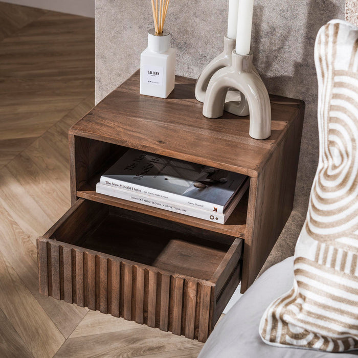 Nachtkastje Carve open vak | 35cm