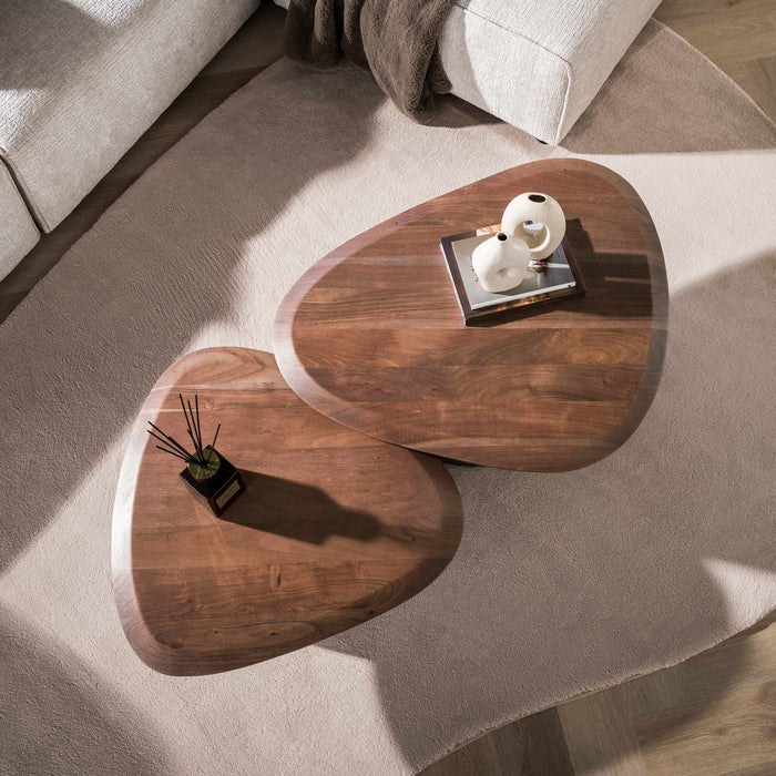 Salontafel Melta Set van 2 | Bruin