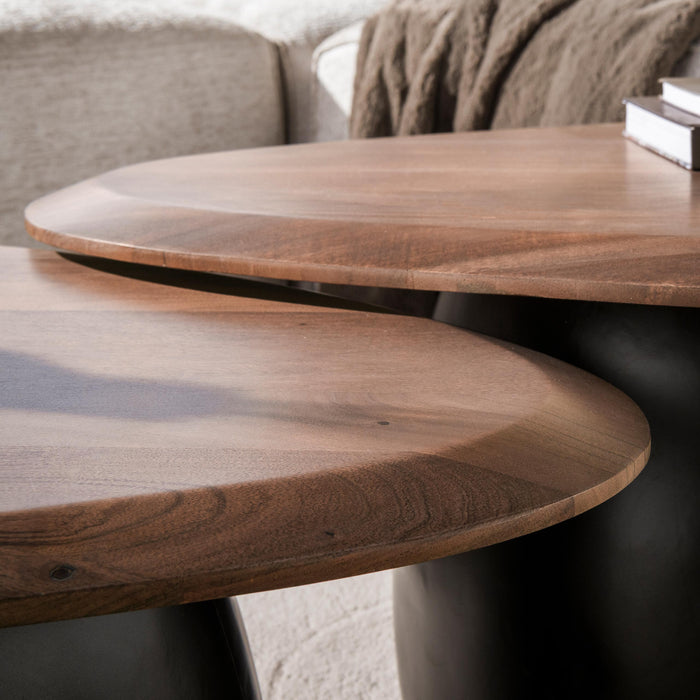 Salontafel Melta Set van 2 | Bruin