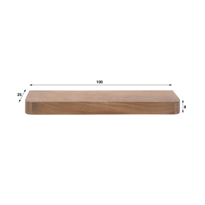 Wandplank Carve | Bruin
