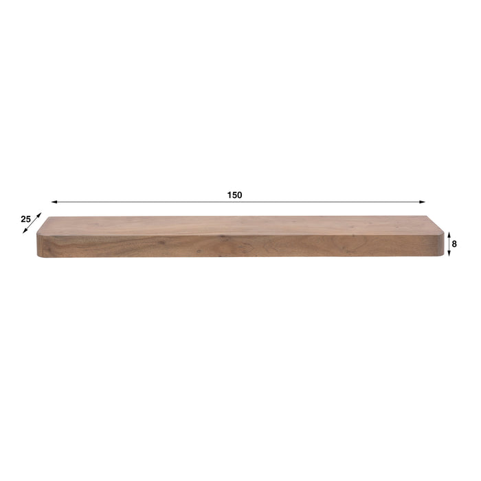 Wandplank Carve | Bruin