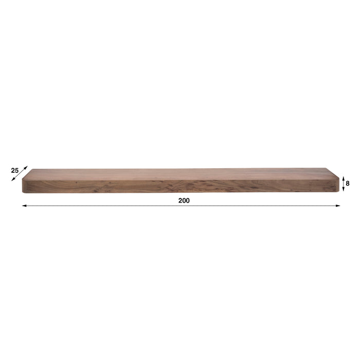 Wandplank Carve | Bruin