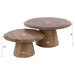 Salontafel Rona set van 2 | Bruin