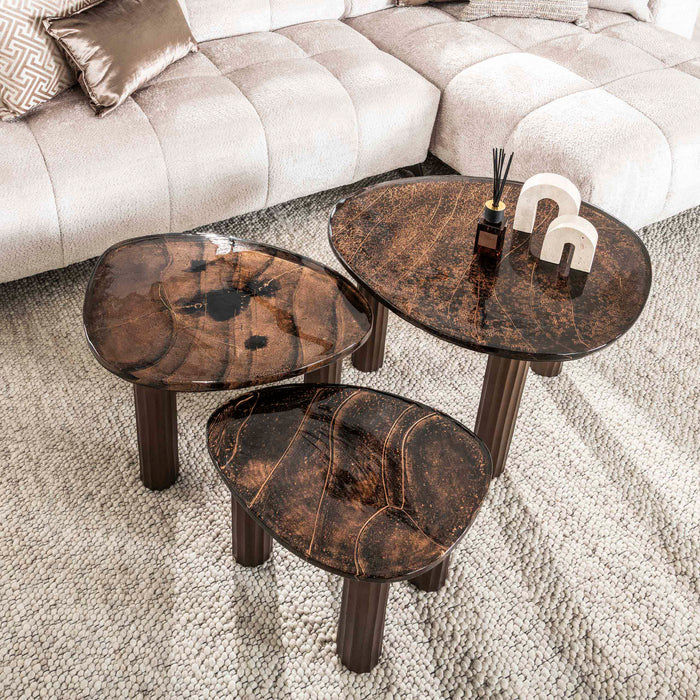 Salontafel Eclipse M | Antiek Koper 62cm