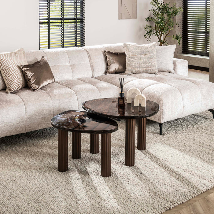 Salontafel Eclipse L | Koper Antiek 70cm