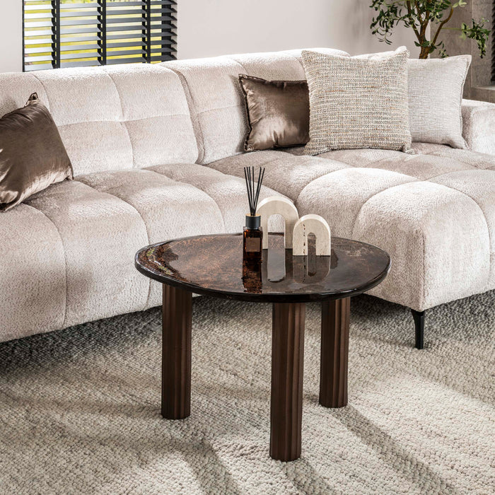 Salontafel Eclipse L | Koper Antiek 70cm