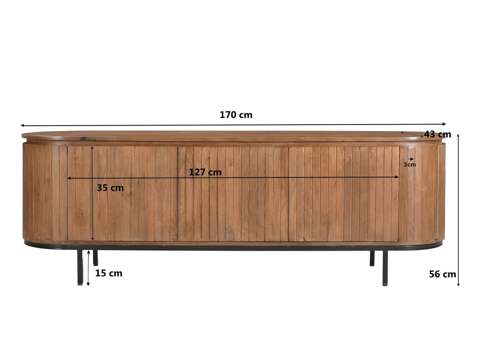 TV-Meubel Noor | Lichtbruin 170cm