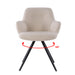 Eetkamerstoel Doreen Boucle | Beige