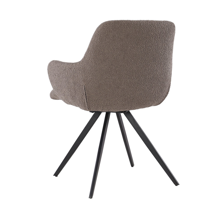 Eetkamerstoel Doreen Boucle | Bruin