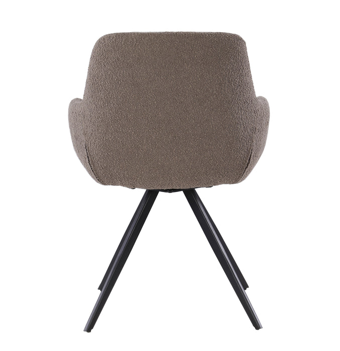 Eetkamerstoel Doreen Boucle | Bruin